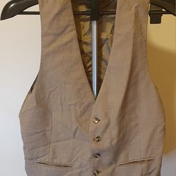 Men's Brown Vest, size M (0354)