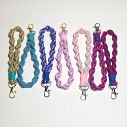 Handmade Macrame Wristlet Keychains $10 EACH