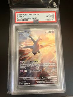 PSA 10 Latios IR Surging Sparks