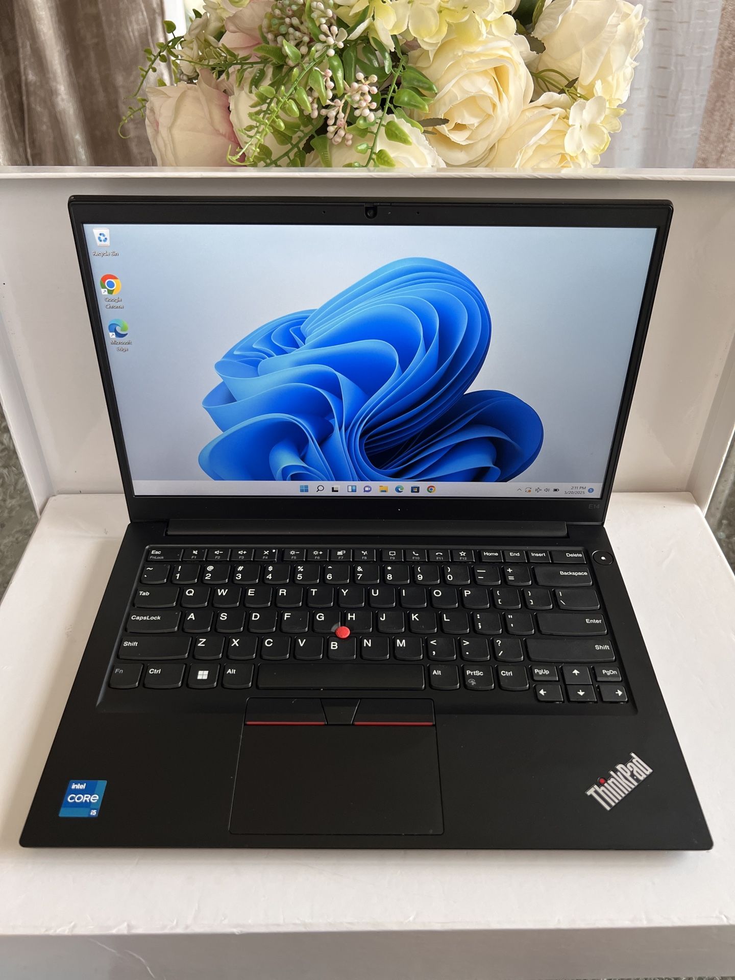 Lenovo Thinkpad E14 Gen 2 14" Laptop Intel i5 11th Gen 16GB RAM 256GB SSD Windows 11 and Office - $225