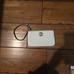 Michael Kors large white wallet