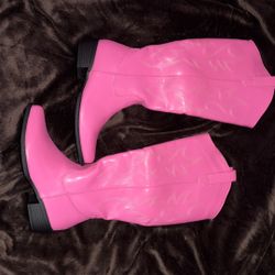 Hot Pink Western Boots