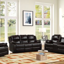 NEW 3pc RECLINING SOFA LOVESEAT WITH RECLINER ONLINE SPECIAL ORDERS AVAILABLE 