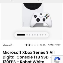 Xbox series s 1tb Console