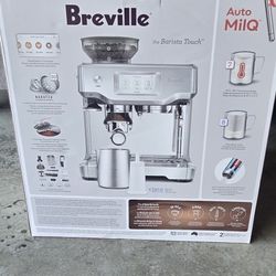 Breville Barista Touch Espresso Machine BES880BSS, Brushed Stainless Steel