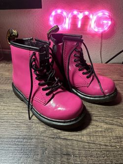 Pink Dr Marten Boots
