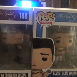 3 Elvis Funko Pops 