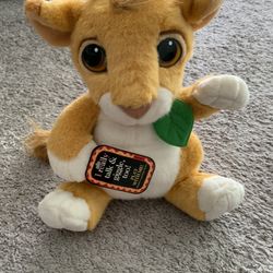 Disney 1993 vintage Talking Simba From The Lion King 12”