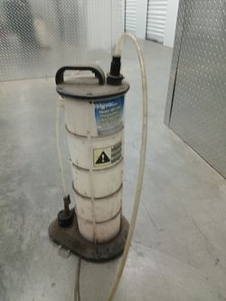 Oil drainer air