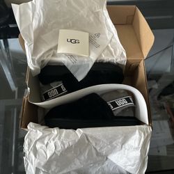 Black Uggs Slippers For Kids