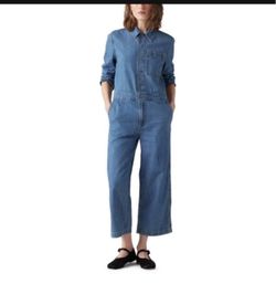 Brand new Levi’s denim romper one piece size large