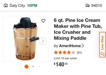Electric ice cream maker