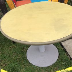 Rustic Patio Table