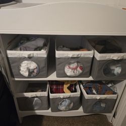 Baby changing table