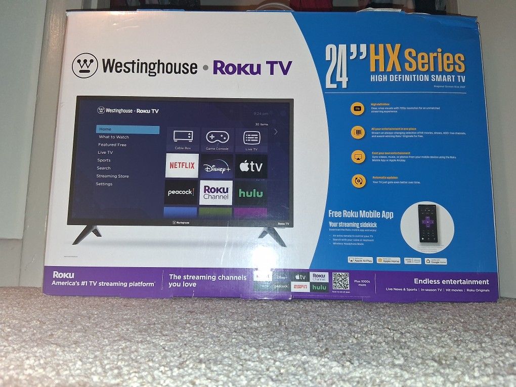 WESTINGHOUSE Roku TV 24"
