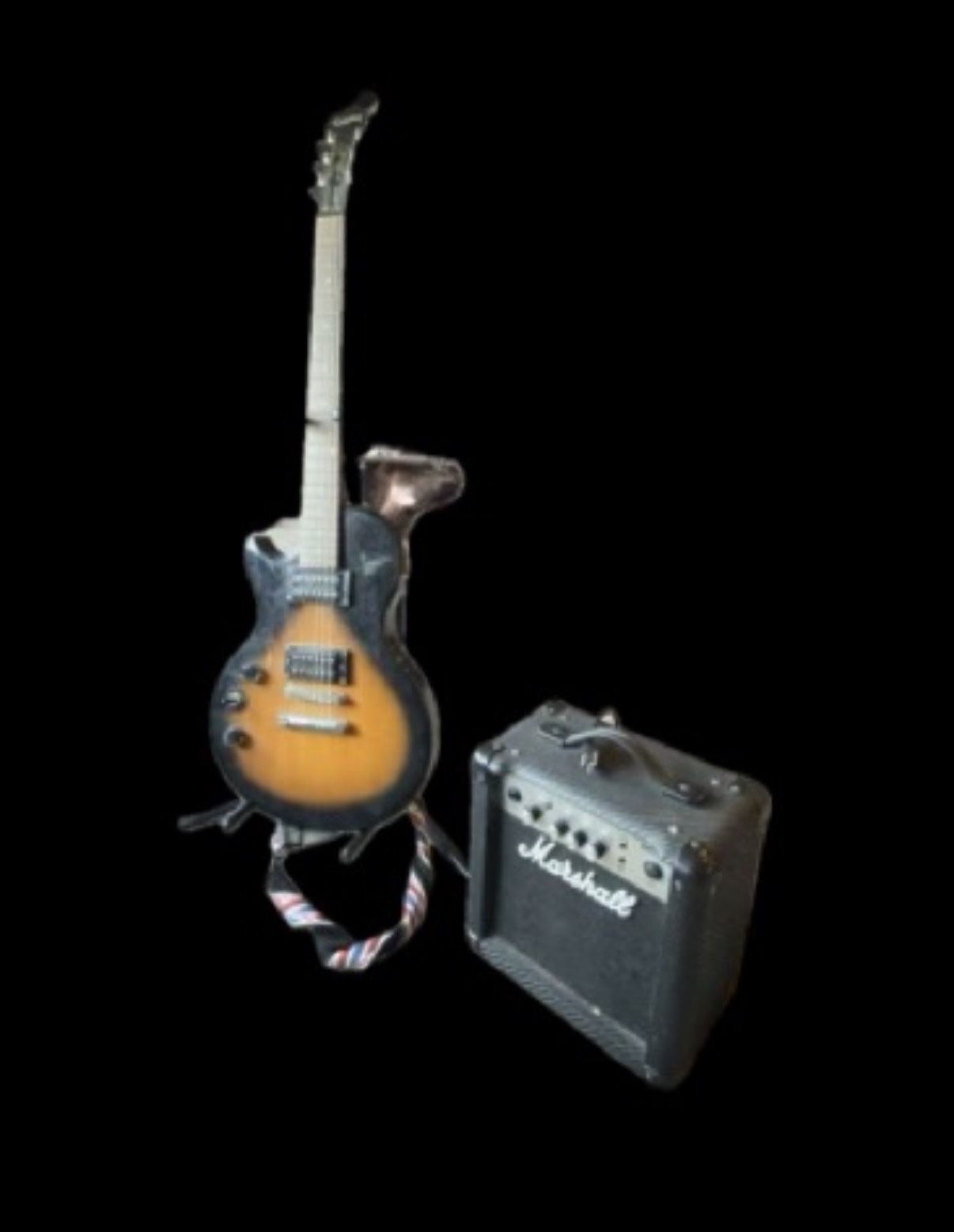 Epiphone Special Left Handed Electric Guitar & stand & Marshall Amp