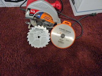 Skill saw with 2 blades