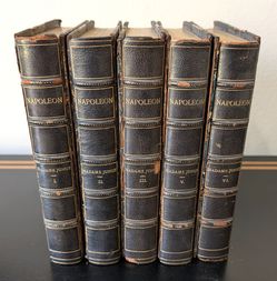 Antique Memoirs of Madame Junot Napoleon 5 Vol Set Gilt Spines Illustrated