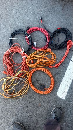 Several extension cords $28