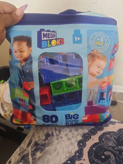 Mega Bloks 80-Piece Big Building Bag