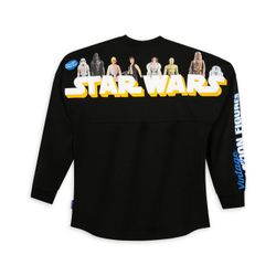 DISNEY PARKS STAR WARS SPIRIT JERSEY 45TH ANNIVERSARY VTG ACTION FIGURES SIZE M