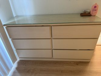 Tan Dresser