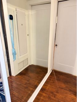 6 ft beveled mirror