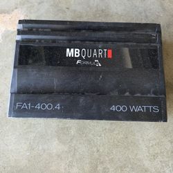 mb quart 4 channel amp