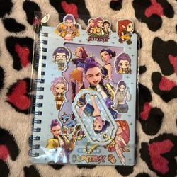 Kpop Demons Hunter  Sticker/notebook  With Over 20 Sticker Sheets