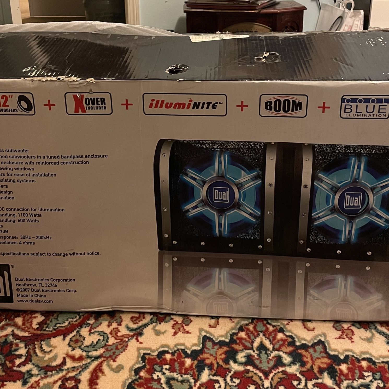 Dual 12 Inch Subwoofer Illuminite