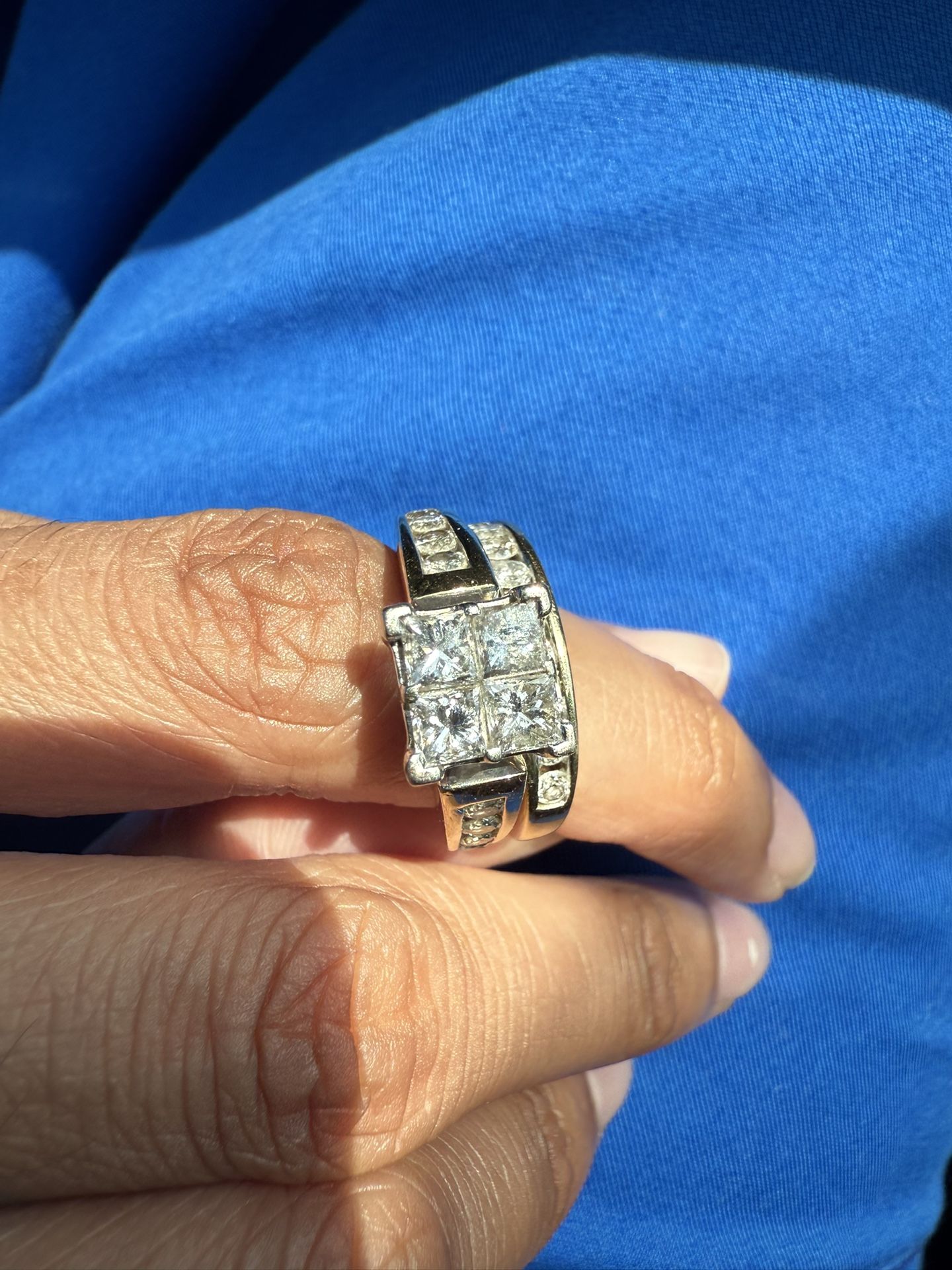 Bridal Set Princess Cut Size 5