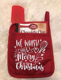 Custom Christmas gifts - oven mitt