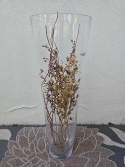 Huge 28" Glass Vase