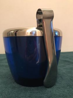 Mini Ice Bucket w/Tongs