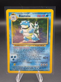 Blastoise 2/102 Base Set LP Pokemon
