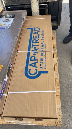 Cap A Tread Stair Renewal System Type 2 Reversible Riser Kit - Sterling Oak 10 for 500$