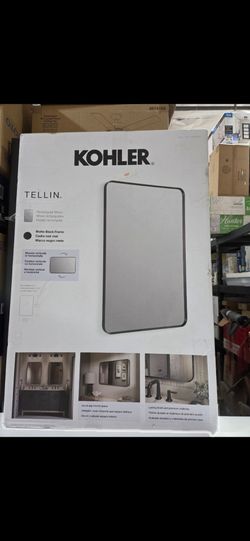 Kohler Tellin Rectangular Mirror black frame