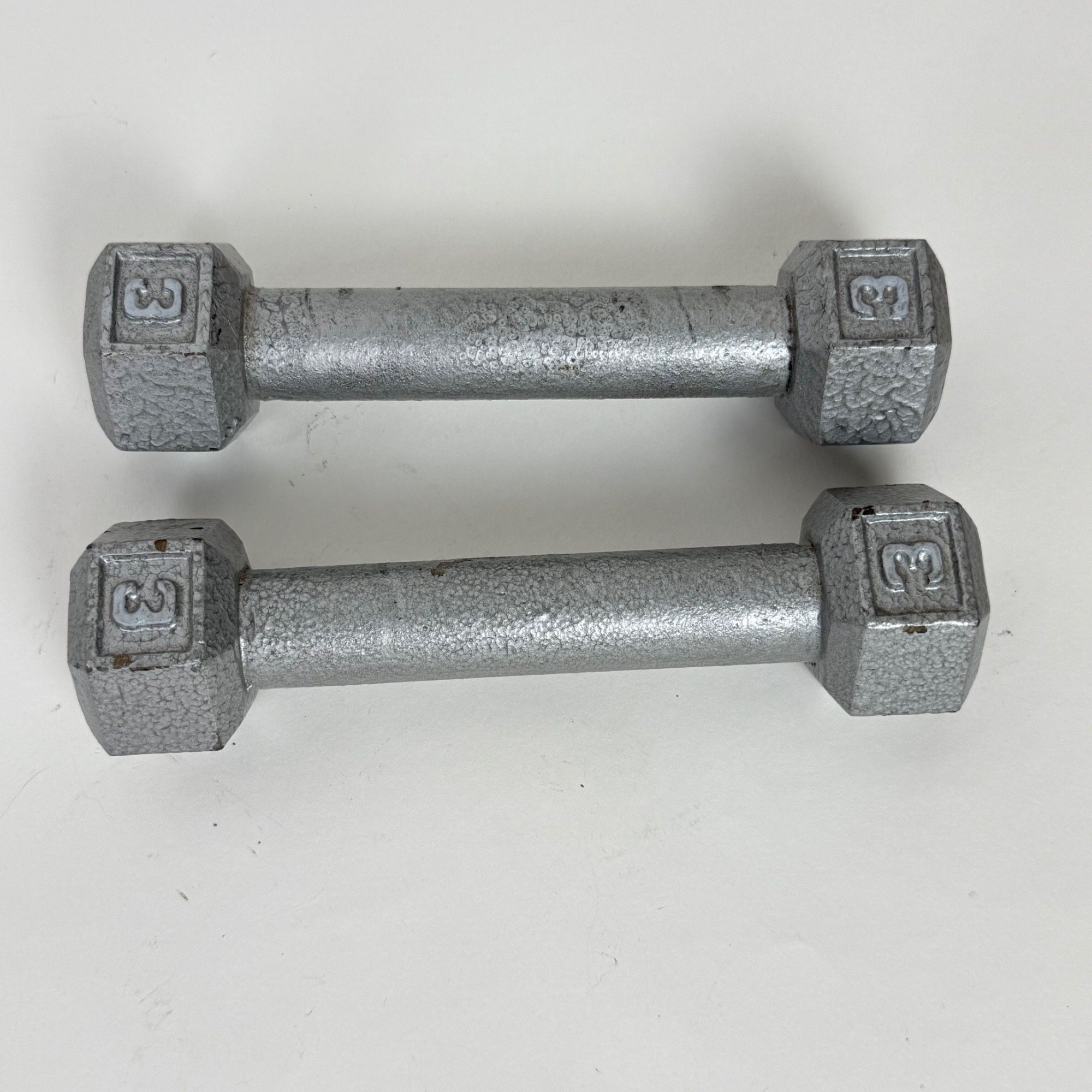 3-Lb. Cast Iron Dumbbells Set of 2
