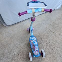 Princess Scooter With Basket 