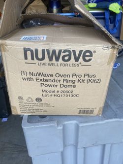 NEW NuWave Oven Pro Plus 20602 *KIT2B UPGRADE* Amber Dome, Extender, Rack & Pan