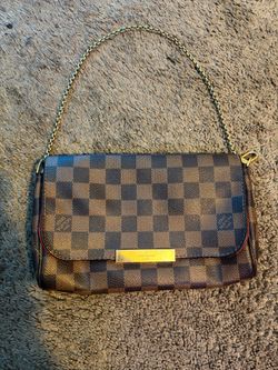 Authentic louis vuitton Damier Ébène canvas pattern bag