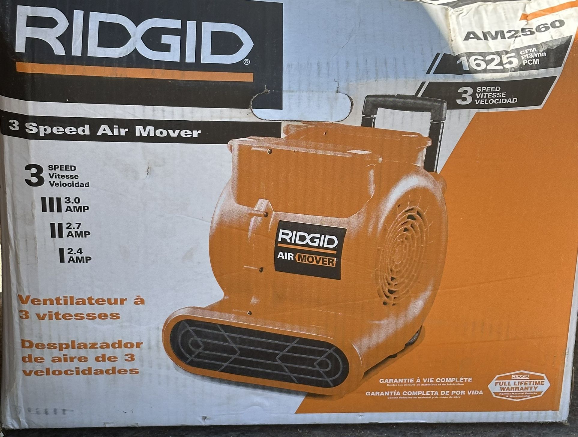 RIDGIG 3 SPEED AIR MOVER