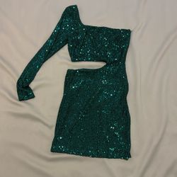 Women’s One Shoulder Cut Out Dress Size Small