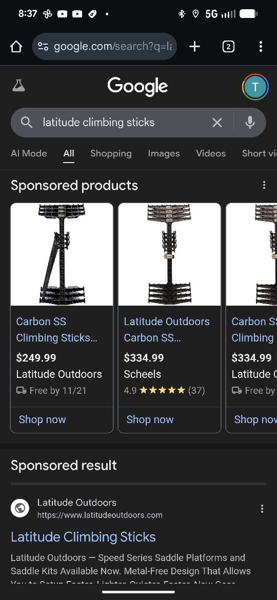 Latitude Carbon Ss Climbing Sticks