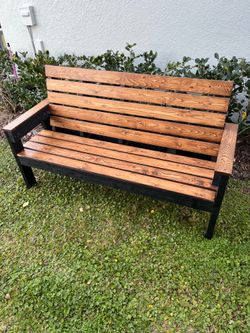 Custom Handmade 3-Seater Bench