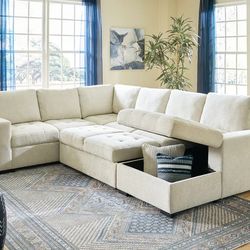 Millcoe Linen RAF Sleeper Sectional