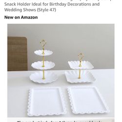 Creative Plastic Cupcake Stands for Birthday Party Dessert Table Decoration
