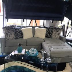 Gray Sectional 