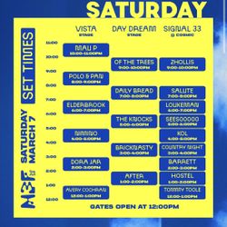 M3F Saturday GA Pass