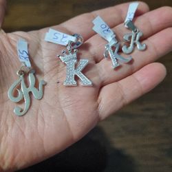 Iniciales De Plata 925 De $15  20 25 